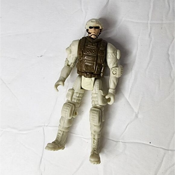 Chap Mei Special Forces Soldier Military Action Figure White Brown 4" - Picture 1 of 4